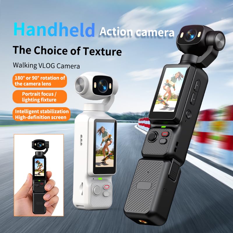 Vlog Camera 180° Rotatable Lens