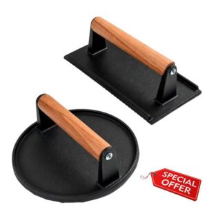 2PCS Burger Press