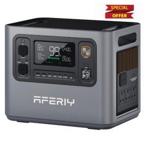 AFERIY 3000W 2048Wh Expandable Portable Power Station