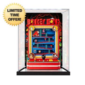 Acrylic Display Case Compatible with LE*GO 72051 Donkey Kong Arcade Machine
