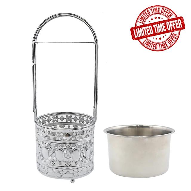 Charcoal Baskets Charcoal Holder Basket Stainless Steel Shisha Hookahs Shisha Carbon Basket Hookah Accessories for Baking