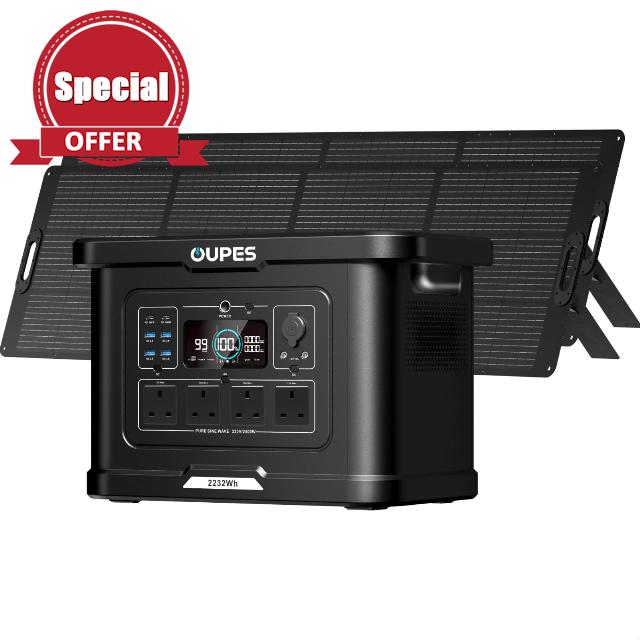 OUPES Exodus 2400 Solar Generator with 480W Panel