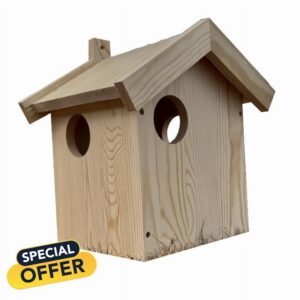 Selections Large Wooden Garden Squirrel Nest Box House