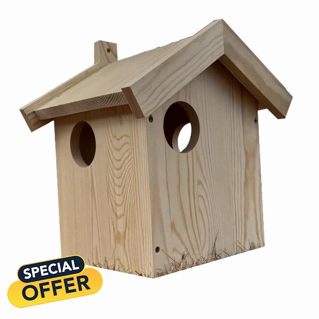 Selections Large Wooden Garden Squirrel Nest Box House