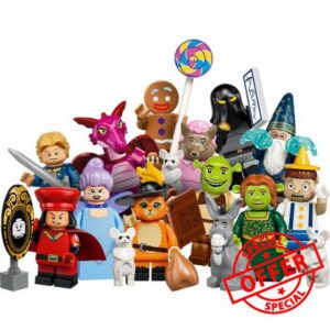LEGO Shrek Minfigures Full Set Of 12 Different Minifigures 71053                                                          Collectible Minifigure