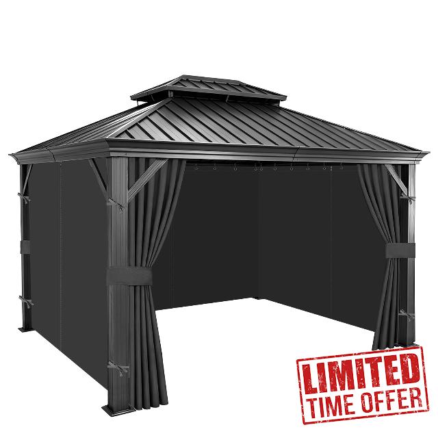 10x12 Gazebo Curtains