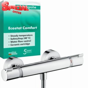 hansgrohe Ecostat Comfort thermostatic shower mixer