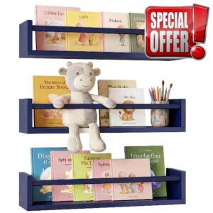 Fixwal Floating Nursery Book Shelves for Wall