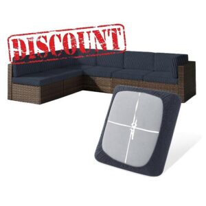 8 Pack Outdoor Cushion Covers