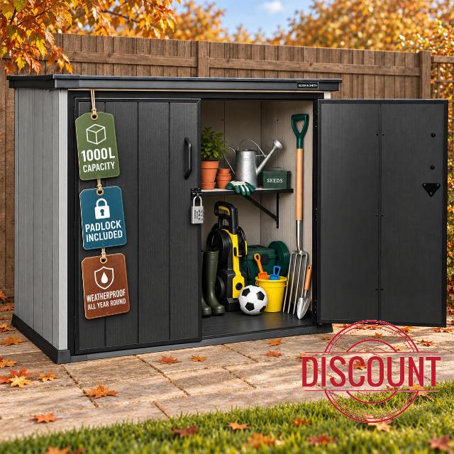 Olsen & Smith 1000L Garden Storage Box