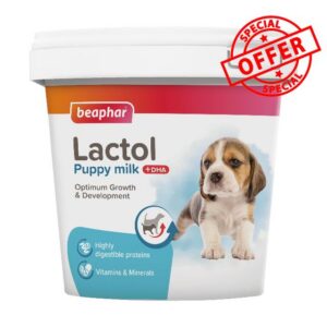 Beaphar - Lactol Puppy Milk 2kg - Milk Replacer & Complete Feed for Newborn & Weaning Puppies – For growth & development – Contains DHA