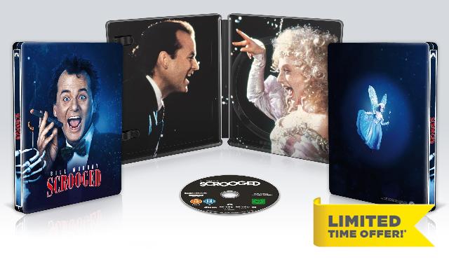 Scrooged SteelBook [4K Ultra HD]