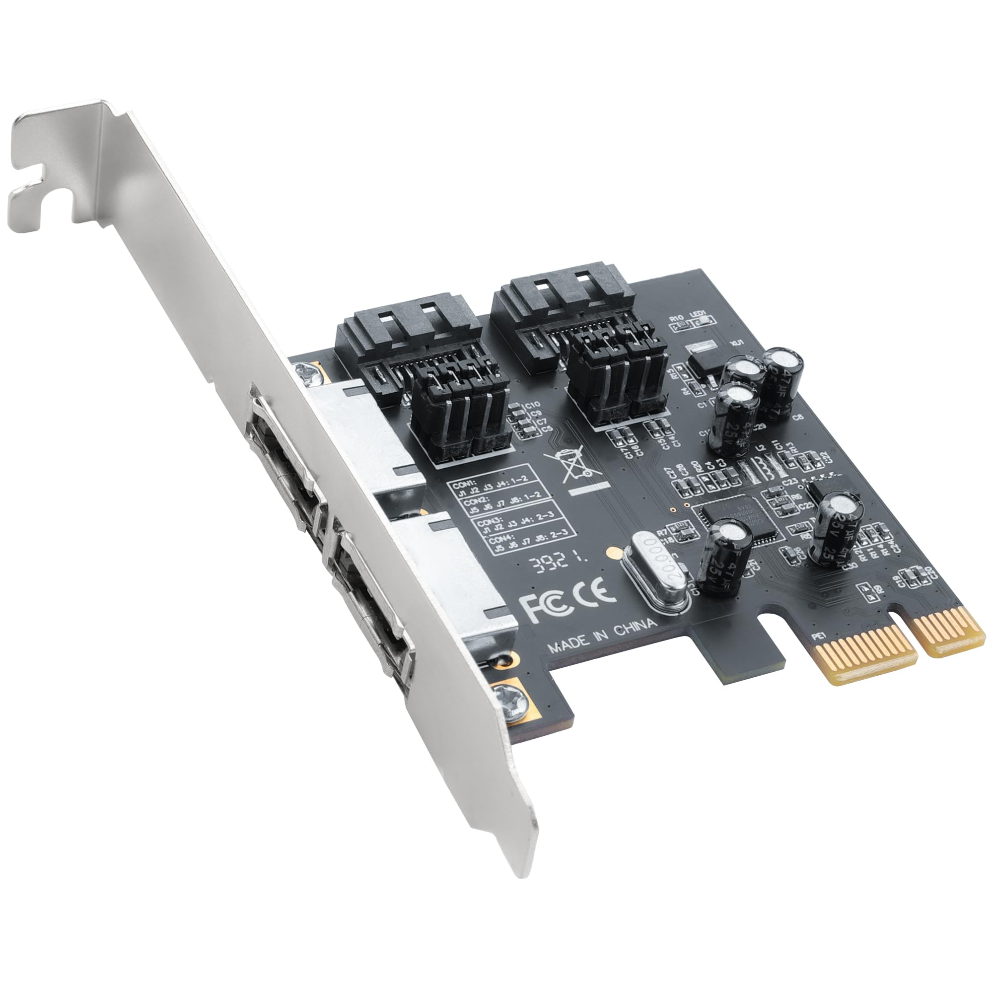 2 Internal SATA III + 2 External eSATA 6Gbps Controller Card