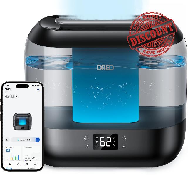 DREO Smart Humidifier for Bedroom Baby