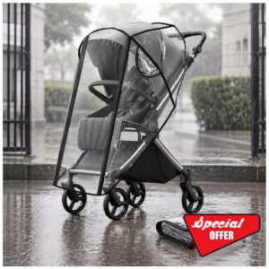 Baby Stroller Cover for Maxi-Cosi Lara 2 2021-2026                                                          Waterproof Pushchair Weather Shield Dual Long Zippers Side Ventilation Holes Windproof Dustproof Stroller Cove