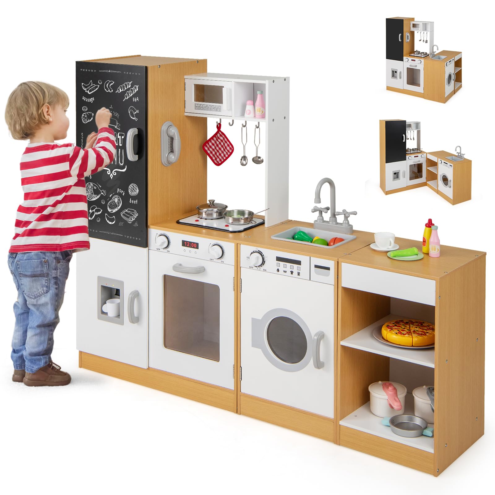 Role Play Toy Kitchen for Ages 3+