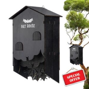 Outdoor Bat Houses Shelter with Cameras & Decor                                                          Wooden Bat Backyards Trees & Outdoor Spaces