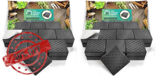The Garden Gecko Square Plant Pot Feet with Adhesive Pads