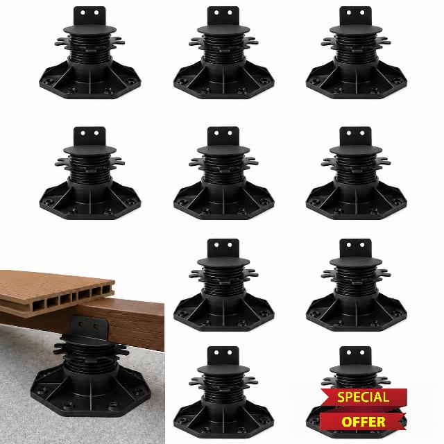 10PCS Decking Pedestal Adjustable 30-60mm