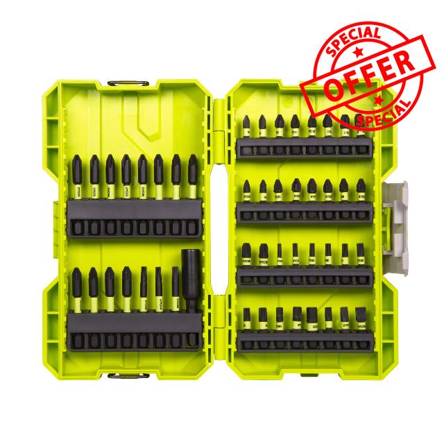 RYOBI RAK48SDI Torque Plus Impact Screwdriver Bit Set