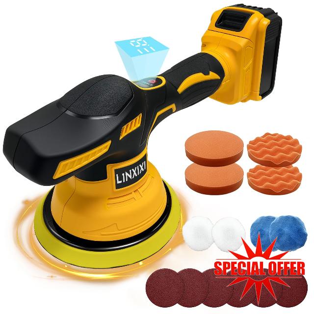 Cordless Car Polisher for De-Walt 18/20V