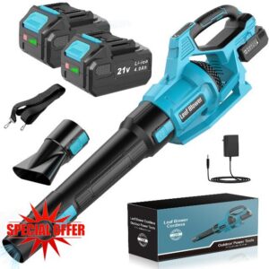 LEEIKOO Cordless Leaf Blower