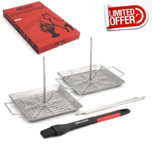Al Pastor Vertical Skewer Grill Set - Square