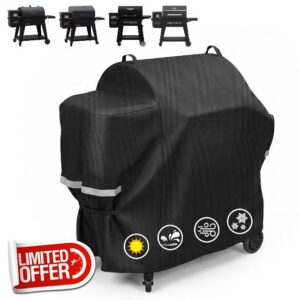 Utheer 600D Waterproof Grill Cover for Pit Boss Navigator 850 1300 1250                                                          Fits PB850FB2 PB850M PB1300M PB1250CS Wood Pellet Grills