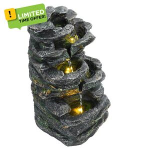 Garden Water Feature Solar Powered