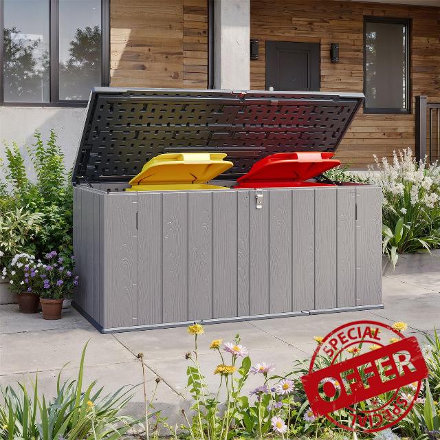 Aoxun Outdoor Deck Box 600L