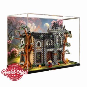 Acrylic Display Case for Lego 11383 Mayor's Manor Model