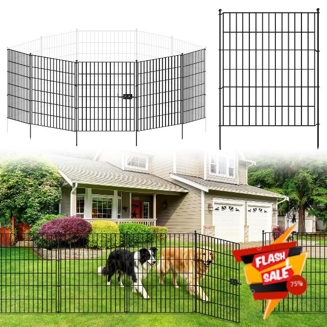 No Dig Decorative Garden Fence