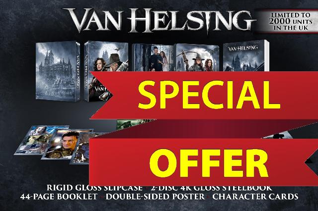 Van Helsing Collector's Edition 4k UHD & Blu-Ray Steelbook