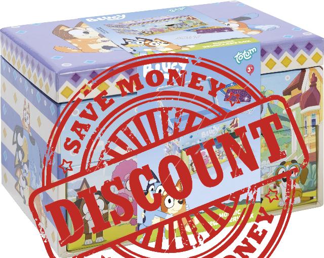 Bluey Diamond Painting Jewellery Box - 2 Pull Out Compartments & Glue                                                          Purple