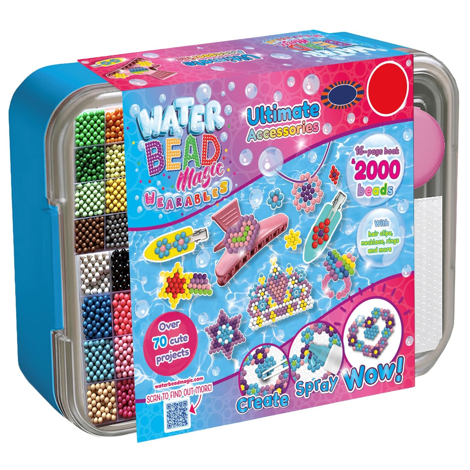 000 Colourful Beads Included