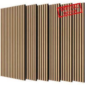 TONOR 6-Pack Wood Slat Panel