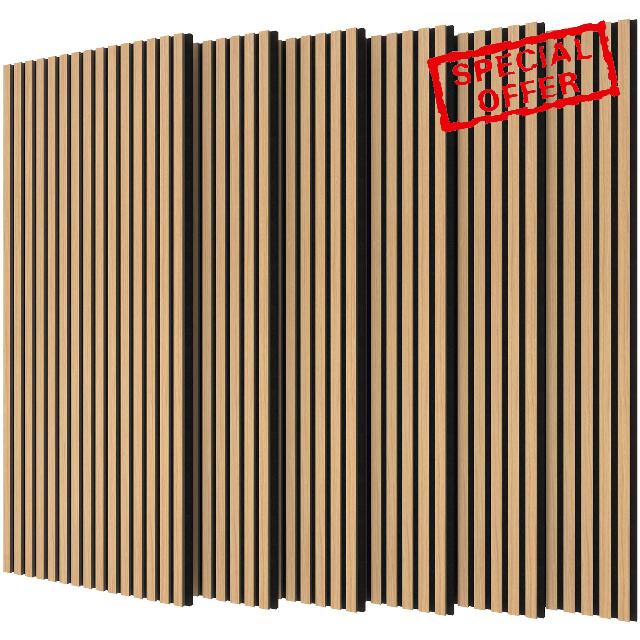 TONOR 6-Pack Wood Slat Panel