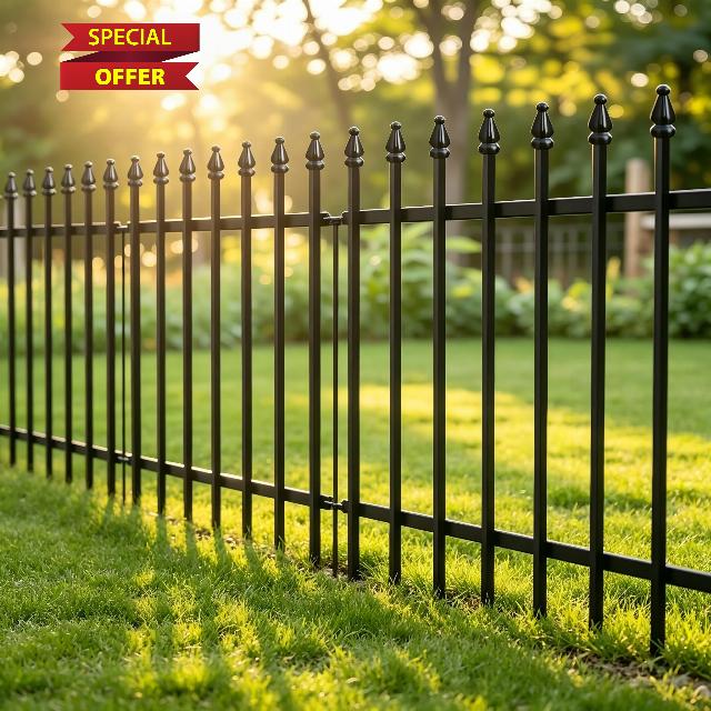 The Fellie Metal Garden Border Fence 61cm High