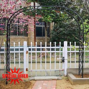Heavy Duty Steel Garden Arch Trellis for Climbing Plants