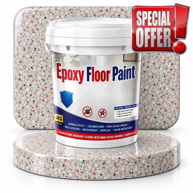 Epoxy Colored Sand Floor Paint