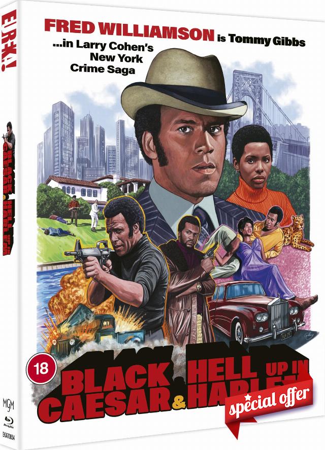 BLACK CAESAR & HELL UP IN HARLEM (Eureka Classics) Limited Edition Two-Disc Blu-ray