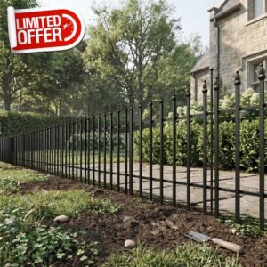 The Fellie Metal Garden Border Fence 81cm High