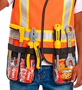 Orange high-visibility safety vest with reflective yellow and white striping, featuring black mesh pockets and underarm ventilation panels.