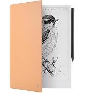 Plain light gray or beige colored closed notebook or journal cover with subtle watermark logo visible in lower right corner.