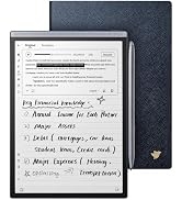 iFLYTEK AINOTE Air 2 Bundle with Black Folio Case, 8.2-inch Tablet | AI meeting summaries, 18-lan...