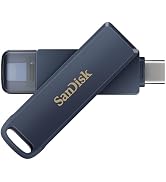 SANDISK USB-C Flash Drive 256GB, Up to 250MB/s Read Speeds | USB Memory Stick, For USB-C Laptops,...
