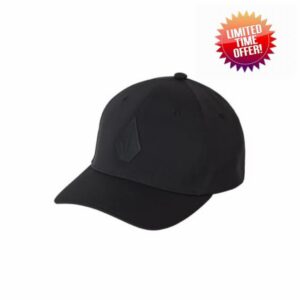 Volcom Men's Stone Tech Delta Water Resistant Flexfit Hat Baseball Cap