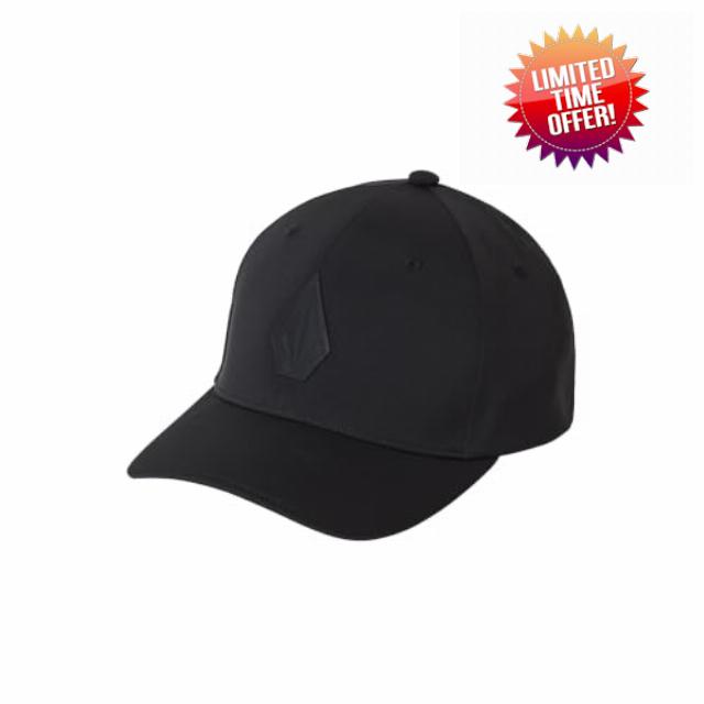 Volcom Men's Stone Tech Delta Water Resistant Flexfit Hat Baseball Cap