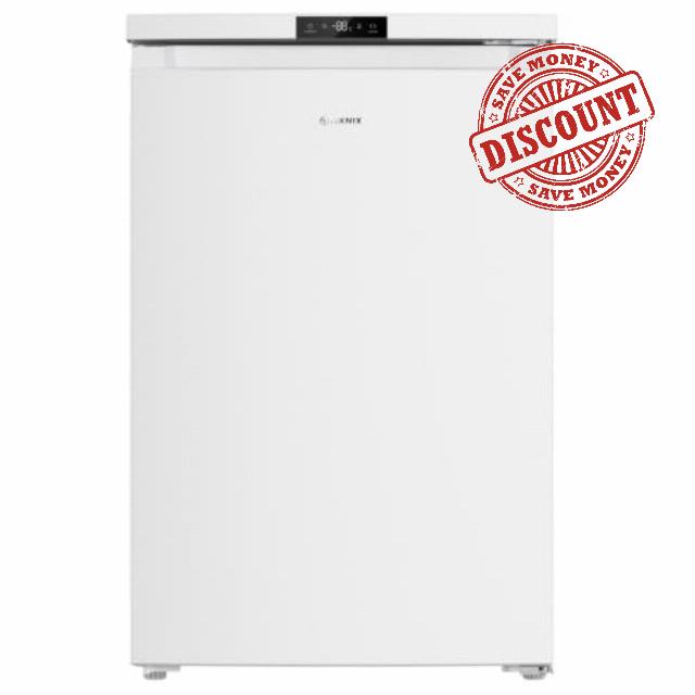 Teknix UC2TNF55FW Freestanding Undercounter Freezer - Frost Free - Suitable for Outbuildings - 55cm Width / 90 Litre Capacity - D Rated - White