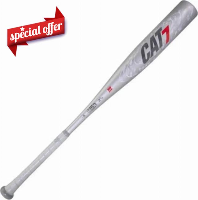 Marucci CAT7 Silver USSSA Senior League Baseball Ba